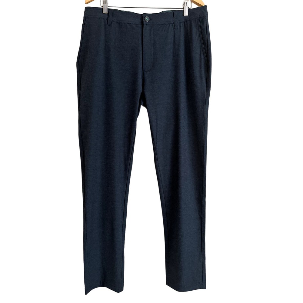 LinkSoul Men's Chino Boardwalker Golf Pants 36x32-Navy Blue-NWT-Regular‎ Fit